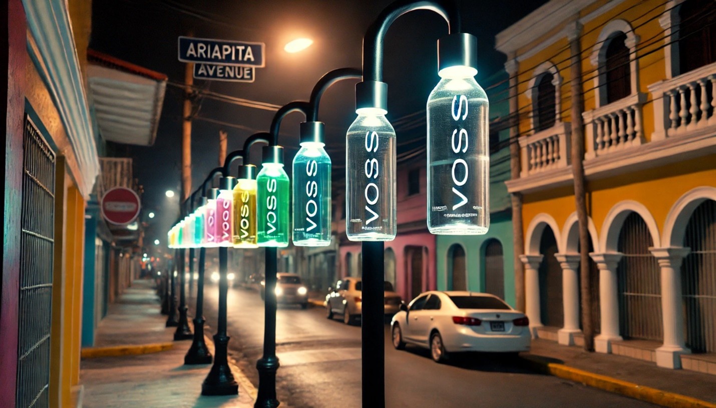 Voss Art Installation AI Mockup