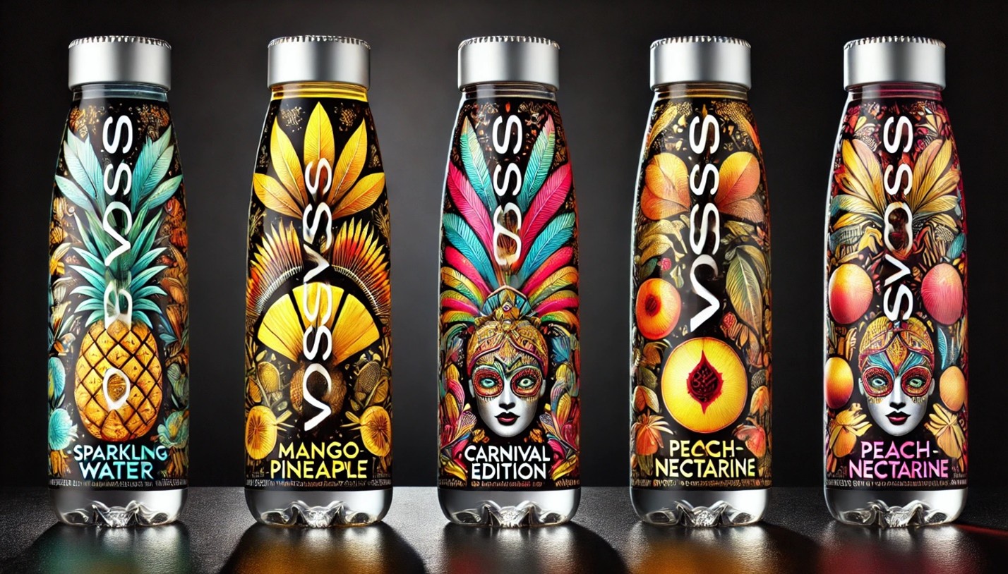 VOSS Carnival Bottle Edition Second Alternative AI Mockup